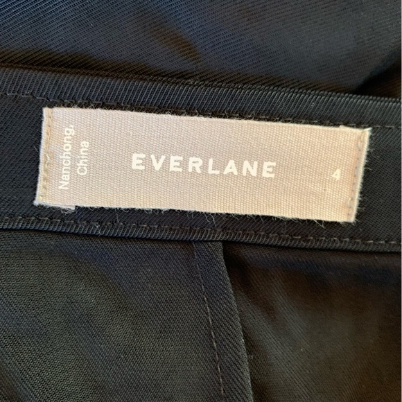 Everlane Japanese Goweave Picnic Apron Dress Women's Size 4 Black Pinafore NWOT - Picture 11 of 11